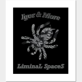 Igor & More Tarantula Liminal Stairs Grey Posters and Art